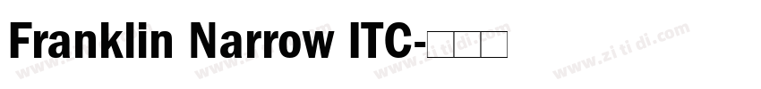 Franklin Narrow ITC字体转换